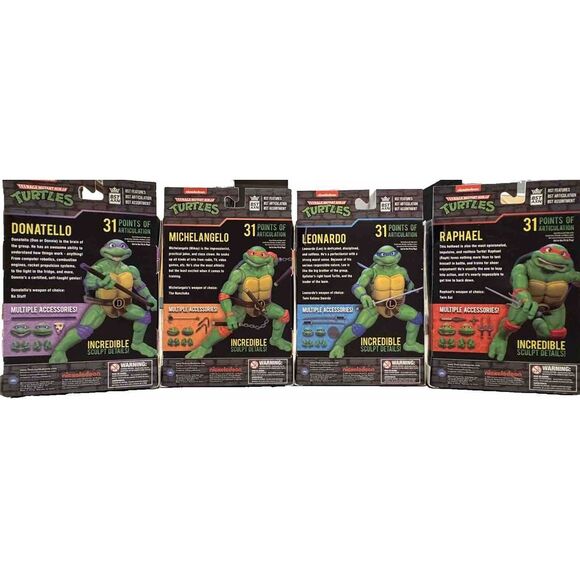 The Loyal Subjects BST AXN Series: TMNT Donatello Raphael Leonardo Michelangelo - Picture 7 of 11